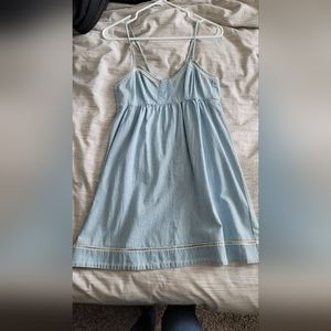 ABERCROMBIE and Fitch jean baby doll dress